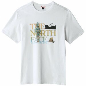 Pánské triko The North Face M Seasonal Graphic Tee Velikost: M / Barva: bílá