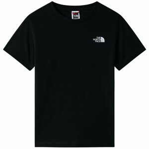 Dětské triko The North Face Teens S/S Simple Dome Tee Velikost: XL / Barva: černá