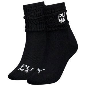 Dámské ponožky Puma Women Slouch Sock 2P Velikost ponožek: 35-38 / Barva: hnědá