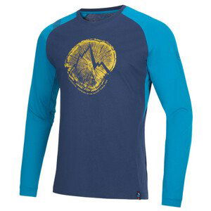 Pánské triko La Sportiva Cross Section Long Sleeve M Velikost: L / Barva: tmavě modrá