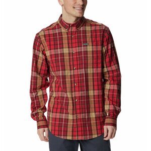 Pánská košile Columbia Rapid Rivers™ II Long Sleeve Shirt Velikost: XXL / Barva: červená