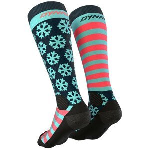 Ponožky Dynafit Ft Graphic Sk Velikost ponožek: 39-42 / Barva: tyrkysová