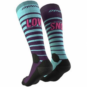 Ponožky Dynafit Ft Graphic Sk Velikost ponožek: 35-38 / Barva: modrá/fialová