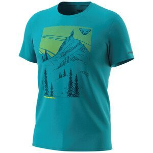 Pánské triko Dynafit Artist Series Dri T-Shirt M Velikost: XL / Barva: tyrkysová