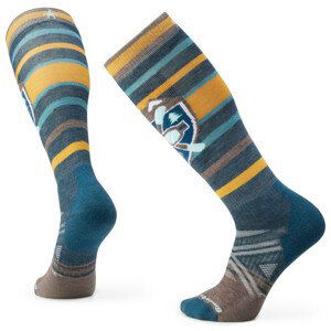 Lyžařské ponožky Smartwool Ski Full Cushion Alpine Edge Velikost: XL / Barva: modrá/žlutá
