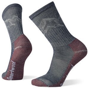 Pánské ponožky Smartwool Hike CE LC Mountain Pattern Crew Velikost: M / Barva: šedá/červená