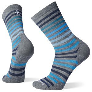 Pánské ponožky Smartwool Everyday Spruce Street Crew (2022) Velikost: L / Barva: šedá/modrá