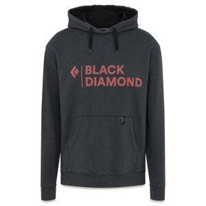 Pánská mikina Black Diamond Stacked Logo Hoody Velikost: M / Barva: černá