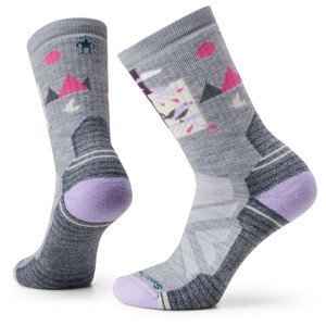 Dámské ponožky Smartwool W Hike Full Cushion Alpine Perch Crew Velikost: M / Barva: šedá/modrá