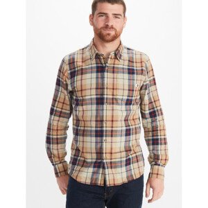 Pánská košile Marmot Anderson Lightweight Flannel Velikost: M / Barva: hnědá/šedá