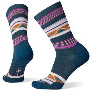 Dámské ponožky Smartwool W Everyday Zig Zag Valley Crew Velikost: S / Barva: modrá/fialová