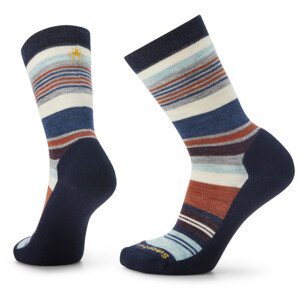Dámské ponožky Smartwool W Everyday Joviansphere Crew Velikost: M / Barva: hnědá/modrá