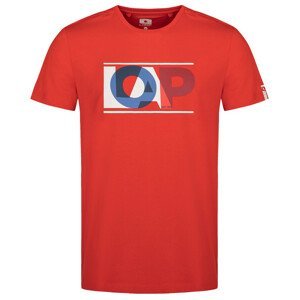 Pánské tričko Loap Albertto Velikost: XXL / Barva: červená