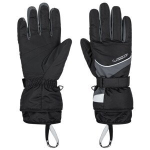 Lyžařské rukavice Loap Rokos Velikost: S / Barva: šedá/černá