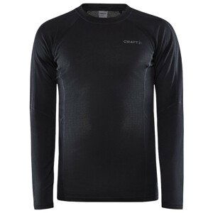 Pánské funkční triko Craft Core Warm Baselayer Ls Velikost: L / Barva: černá