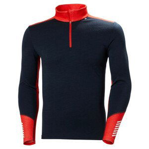 Pánské funkční triko Helly Hansen Lifa Merino Midweight 1/2 Zip Velikost: XL / Barva: tmavě modrá