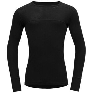 Pánské funkční triko Devold Lauparen Merino 190 Shirt Man Velikost: XL / Barva: černá