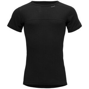 Pánské funkční triko Devold Lauparen Merino 190 T-Shirt Man Velikost: M / Barva: černá