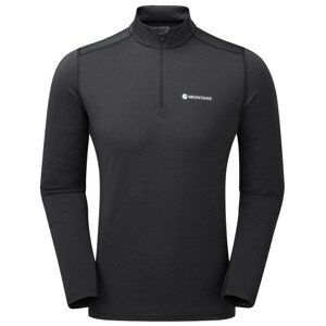 Pánská funkční mikina Montane Dart Thermo Zip Neck Velikost: XXL / Barva: černá