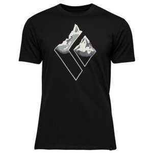 Pánské triko Black Diamond Mountain Logo SS Tee Velikost: M / Barva: černá