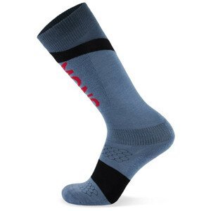 Ponožky Mons Royale Ultra Cushion Merino Snow Sock Velikost: L / Barva: modrá/černá