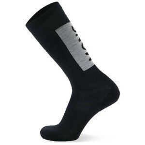 Ponožky Mons Royale Atlas Merino Snow Sock Velikost: M / Barva: černá