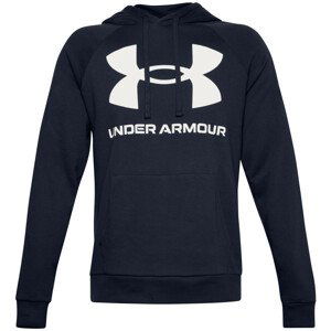 Pánská mikina Under Armour Rival Fleece Big Logo HD Velikost: L / Barva: tmavě modrá