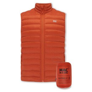 Pánská vesta MAC IN A SAC Alpine Down Gilet (Sack) Velikost: M / Barva: oranžová