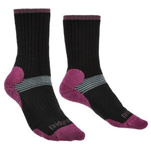 Dámské ponožky Bridgedale Ski Cross Country Women's Velikost ponožek: 35-37 / Barva: černá/fialová