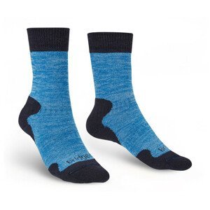 Dámské ponožky Bridgedale Explorer HW MC Boot Women's Velikost ponožek: 35-37 / Barva: černá/modrá