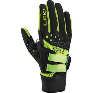 Běžkařské rukavice Leki HRC Race Shark Velikost rukavic: 6,5 / Barva: černá/zelená