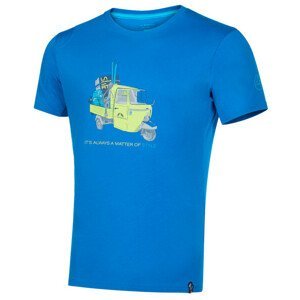 Pánské triko La Sportiva Ape T-Shirt M Velikost: L / Barva: modrá/žlutá
