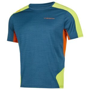 Pánské triko La Sportiva Compass T-Shirt M Velikost: M / Barva: modrá/žlutá