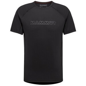 Pánské triko Mammut Selun FL T-Shirt Men Logo Velikost: L / Barva: černá