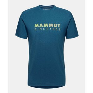 Pánské triko Mammut Trovat T-Shirt Men Logo Velikost: M / Barva: modrá