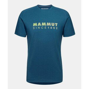 Pánské triko Mammut Trovat T-Shirt Men Logo Velikost: XXL / Barva: modrá