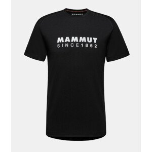 Pánské triko Mammut Trovat T-Shirt Men Logo Velikost: L / Barva: černá