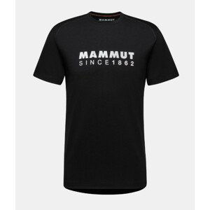 Pánské triko Mammut Trovat T-Shirt Men Logo Velikost: XXL / Barva: černá