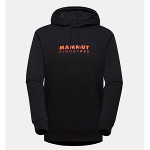 Pánská mikina Mammut Mammut ML Hoody Men Logo Velikost: L / Barva: černá/oranžová