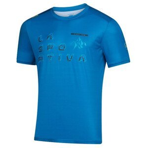 Pánské triko La Sportiva Raising T-Shirt M Velikost: L / Barva: modrá