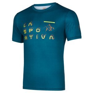 Pánské triko La Sportiva Raising T-Shirt M Velikost: L / Barva: tmavě modrá