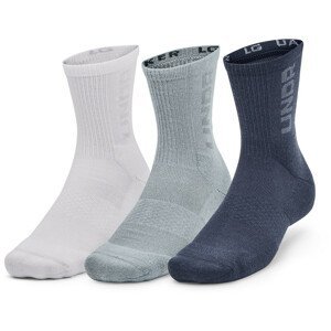 Sada ponožek Under Armour 3-Maker 3pk Mid-Crew Velikost ponožek: 42,5-47 / Barva: šedá
