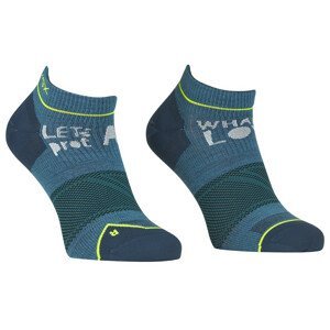 Pánské ponožky Ortovox Alpine Light Low Socks M Velikost ponožek: 39-41 / Barva: modrá