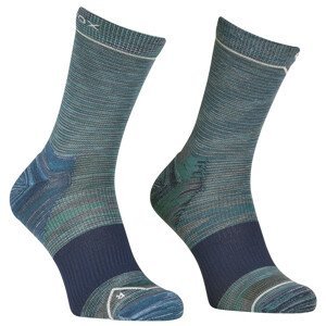 Pánské ponožky Ortovox Alpine Mid Socks M Velikost ponožek: 42-44 / Barva: modrá