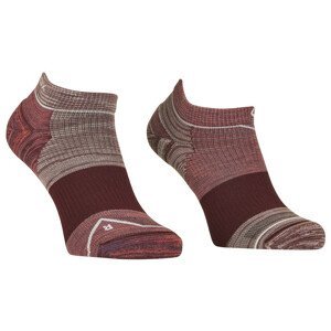 Dámské ponožky Ortovox Alpine Low Socks W Velikost ponožek: 35-38 / Barva: růžová/vínová