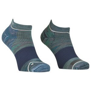 Pánské ponožky Ortovox Alpine Low Socks M Velikost ponožek: 39-41 / Barva: modrá/zelená