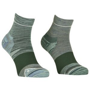 Pánské ponožky Ortovox Alpine Quarter Socks M Velikost ponožek: 39-41 / Barva: zelená