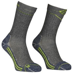 Pánské ponožky Ortovox Hike Classic Mid Socks M Velikost ponožek: 39-41 / Barva: modrá/šedá