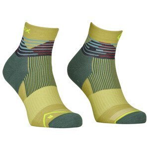 Pánské ponožky Ortovox All Mountain Quarter Socks M Velikost ponožek: 42-44 / Barva: žlutá/zelená
