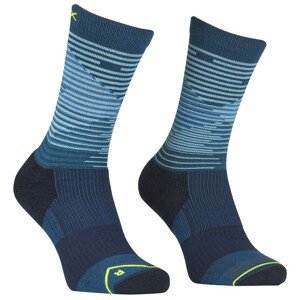 Pánské ponožky Ortovox All Mountain Mid Socks M Velikost ponožek: 42-44 / Barva: modrá